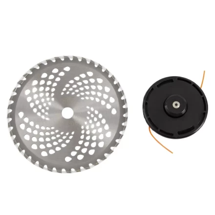 Триммер бензиновый DTL-52, 52 см3, неразъемная штанга, состоит из 2 частей Denzel 96265 купить в Кургане