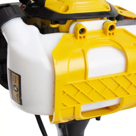 Триммер бензиновый DTL-52, 52 см3, неразъемная штанга, состоит из 2 частей Denzel 96265 купить в Кургане