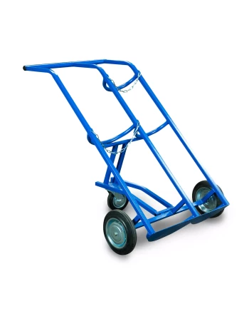 Тележка для баллонов пропан + кислород TOR ТГК-П, 2 баллона (250 резина + 160 поворотное) 1012421 купить в Кургане