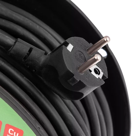 Удлинитель силовой на кабельной катушке, ПВС, 50 м, 4 розетки с крышкой, IP44, 16А, УХз16, Россия Сибртех 96048 купить в Кургане