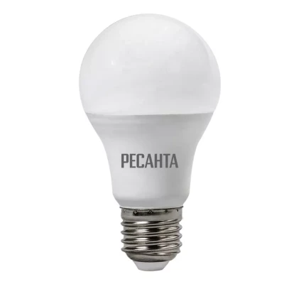 Лампа светодиодная РЕСАНТА LL-R-A60-9W-230-4K-E27 76/1/14