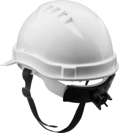 Каска защитная ЗУБР &quot;ЭКСПЕРТ&quot; храповый механизм регулировки размера, белая 11094-2 купить в Кургане