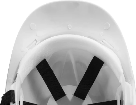 Каска защитная ЗУБР &quot;ЭКСПЕРТ&quot; храповый механизм регулировки размера, белая 11094-2 купить в Кургане