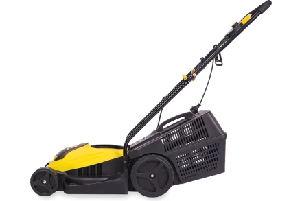 Газонокосилка электро CHAMPION EM3313 (1300Вт пласт.+ткань травосб. 35л ширина 330мм 25-65мм, 8,8кг купить в Кургане