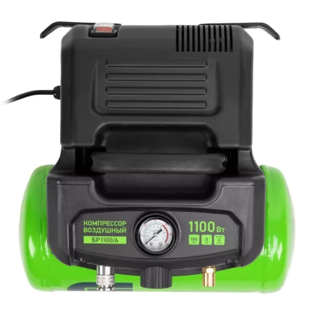 Компрессор воздушный безмаслянный BL 1100/6 1100Вт, ресивер 6 литров, 180 л/мин// Сибртех 58059 купить в Кургане