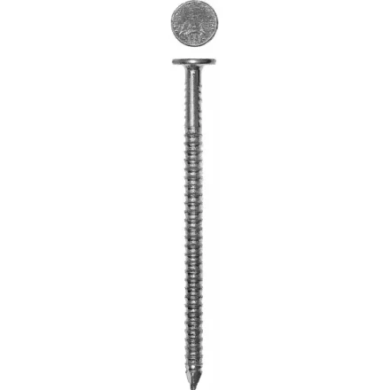 Гвозди ЗУБР ершенные оцинкованные с плоской головкой по дереву, 4,2х90мм, ТФ6, 10шт 4-305206-42-090 купить в Кургане