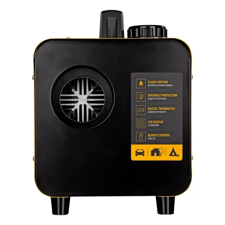 Дизельная тепловая портативная пушка Denzel Flame-5 96495, 5кВт, 300м3/ч, непр.наг., циф. терм. купить в Кургане