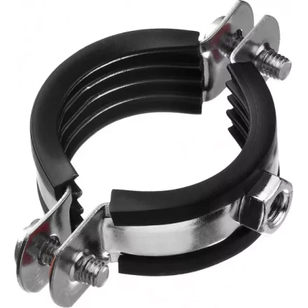 Хомут трубный с гайкой, оцинкованный, 1 1/4&quot;, 8шт, ЗУБР Мастер 37850-40-45 37850-40-45 купить в Кургане