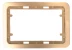 Панель СВЕТОЗАР &quot;ГАММА&quot; накладная для двойных розеток, цвет золотой металлик, 1 гнездо SV-54145-2-GM купить в Кургане