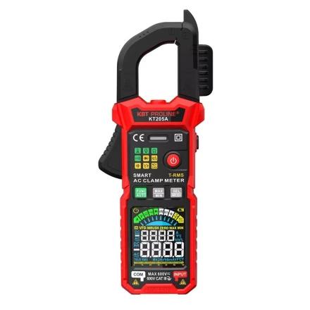 Токоизмерительные клещи КВТ KT 205А с True RMS (90385) купить в Кургане