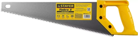 Ножовка ударопрочная (пила) STAYER ТАЙГА-5 400 мм, 5 TPI, быстрый рез поперек волокон, для крупных и средних заготовок 15061-40_z01 купить в Кургане
