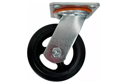 Аппаратное поворотное колесо большегрузное HITCH 100*50 резина черная SCd42 (SZ084994) купить в Кургане