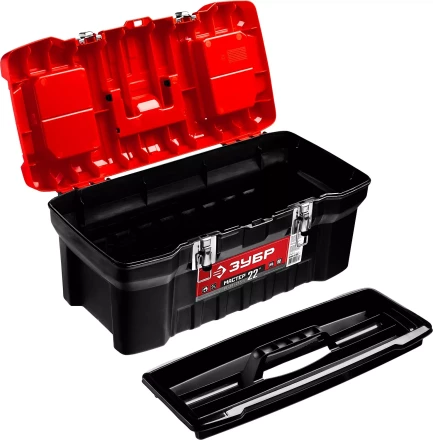 Ящик пластмассовый ЗУБР &quot;МАСТЕР&quot; для инструмента, 22&quot; 38180-22_z01 купить в Кургане