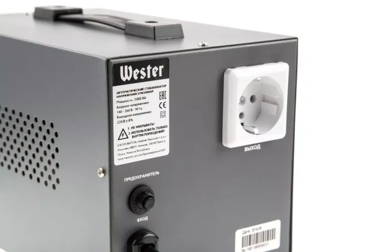 Стабилизатор напряжения WESTER STW2000NP купить в Кургане