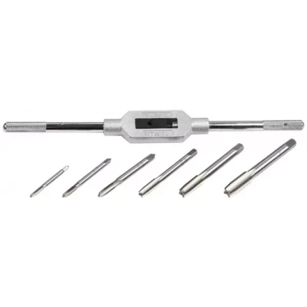 Набор ЗУБР &quot;МАСТЕР&quot; с металлореж. инструментом, метчики однопроходные М4-М12, метчикодержатель - на карточке, 7предметов 28126-H7 купить в Кургане