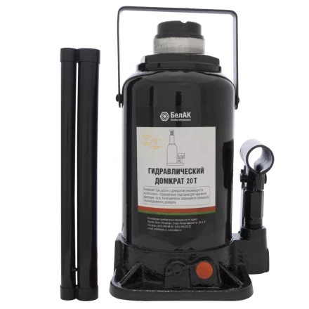 Домкрат бутылочный 20 т БелАК купить в Кургане
