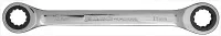 Ключ накидной трещоточный 14х15мм CrV зеркальный хром MATRIX PROFESSIONAL 14504