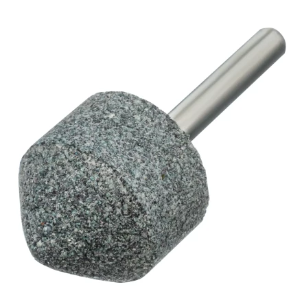 Шарошка абразивная, конус, для дрели, 25 x 25 мм, хвостовик d6 мм, 63С Denzel 76021 купить в Кургане