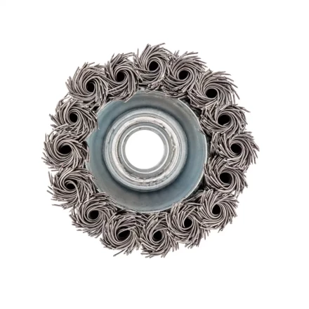 Щетка для УШМ, 65 мм, М14, &quot;чашка&quot;, крученая проволока 0.5 мм Сибртех 746207 купить в Кургане