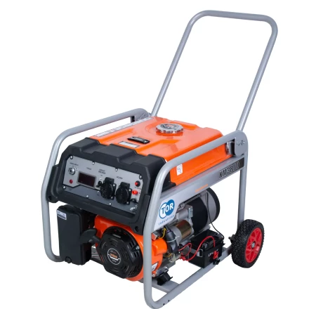 Генератор бензиновый TOR KM3800H 2,5 кВт 220В 16 л с электростартером и колесами 1018114 купить в Кургане