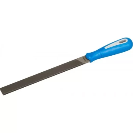 Напильник ЗУБР &quot;ПРОФЕССИОНАЛ&quot; плоский, двухкомпонентная рукоятка, № 2, 150мм 1611-15-2 купить в Кургане