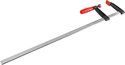 Струбцина ЗУБР &quot;МАСТЕР&quot;, тип &quot;F&quot;, пластмассовая ручка, стальная закаленная рейка, 120х800мм 32150-120-800 купить в Кургане