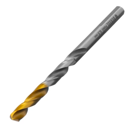 Сверло спиральное по металлу Denzel  6,5 x 100 мм, Р6М5, Golden Tip 718236 купить в Кургане