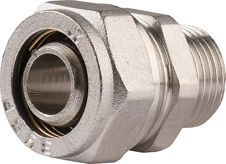 Соединитель ЗУБР с наружной резьбой, цанга-штуцер, 3/4&quot;х20х2,0 мм, никель 51401-20-3/4 купить в Кургане