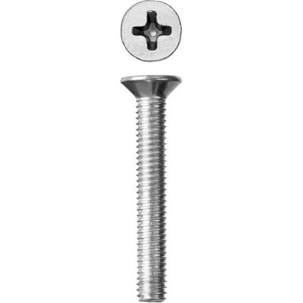 Винт DIN 965, M6 x 40 мм, 6 шт, кл. пр. 4.8, оцинкованный, ЗУБР 303116-06-040 купить в Кургане