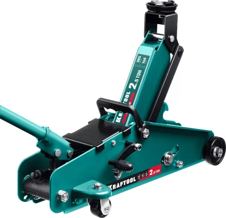Домкраты KRAFTOOL подкатные гидравлические, алюминиевый корпус 43457-2.5 купить в Кургане