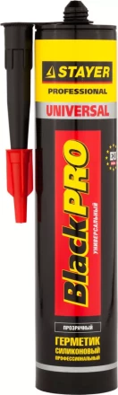 Герметик STAYER &quot;MASTER&quot; универсальный, силиконовый, прозрачный, 260мл 41213-2_z01 купить в Кургане