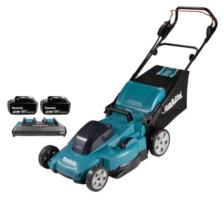 Аккумуляторная газонокосилка 53см, 2х18V Makita DLM538CT2 ( 2* 5Ач , ЗУ ) купить в Кургане