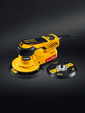 STEHER BOS-50 Duo, d125 / d150 мм, 5.0 мм, 350 Вт, бесщеточная орбитально-шлифовальная машина, кейс (BOS-50) купить в Кургане
