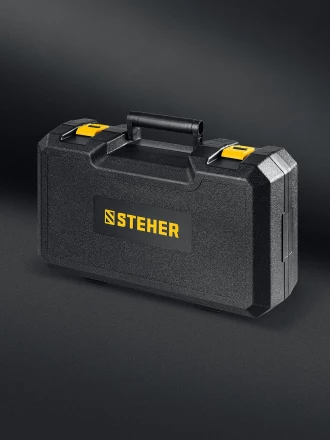 STEHER BOS-50 Duo, d125 / d150 мм, 5.0 мм, 350 Вт, бесщеточная орбитально-шлифовальная машина, кейс (BOS-50) купить в Кургане