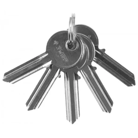 Заготовка ключа ЗУБР "МАСТЕР" для цилиндровых механизмов, английский тип, 5 шт. 52195_z01 купить в Кургане