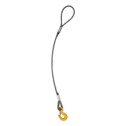 Строп канатный одноветвевой 1СК 1.5 т L=4 м с кч din 1.5 т канат din опрессовка