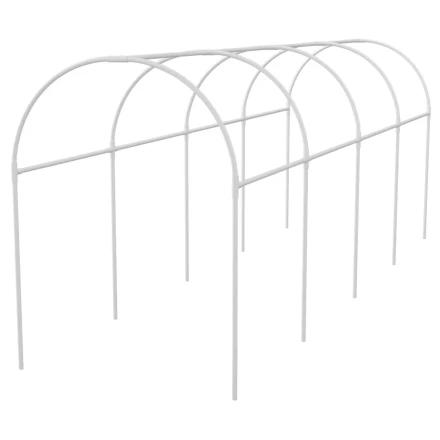 Каркас парника пластиковый 5х1,1х1,2м дуга d 20 мм белый PALISAD 63902 купить в Кургане