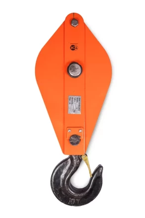 Блок монтажный однорольный с  крюком TOR H K1 4т с откидной щекой (G) 1003568 купить в Кургане