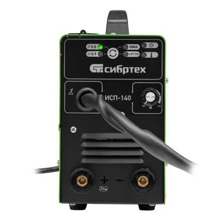 Аппарат инвертор. полуавтомат. сварки Сибртех ИСП-140, 140 А, ПВ 60% 94321 купить в Кургане