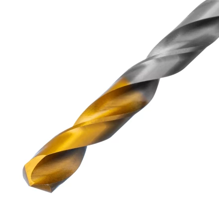 Сверло спиральное по металлу Denzel 7,0 x 109 мм, Р6М5, Golden Tip, 718237 купить в Кургане