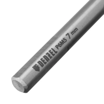 Сверло спиральное по металлу Denzel 7,0 x 109 мм, Р6М5, Golden Tip, 718237 купить в Кургане