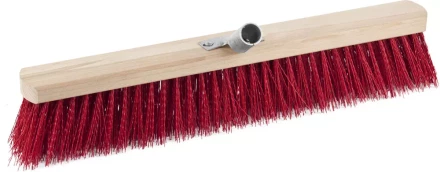 Щетка GRINDA &quot;EURO&quot; уличная без ручки, буковая колодка, жесткая щетина, с металлическим держателем для черенка, 50см 39193-50 купить в Кургане