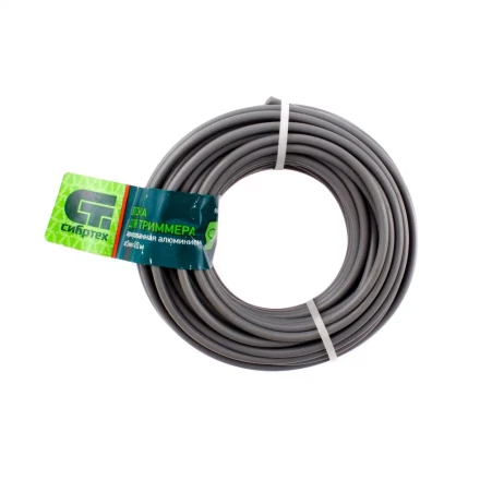 Леска для триммера круглая, армированная алюминием, 3.0 мм х 10 м, Россия Сибртех 961945 купить в Кургане