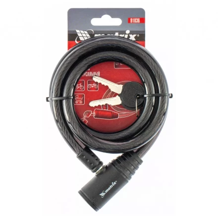 Замок тросовый универсальный 12 х 1200 мм Matrix 91836 купить в Кургане