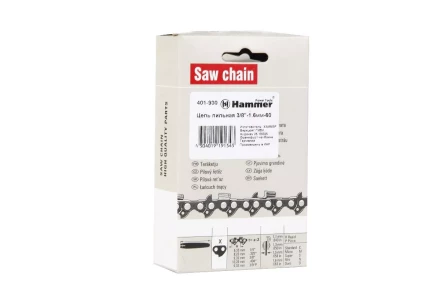 Цепь пильная HAMMER 3/8&#039;&#039;-1,6мм-60 купить в Кургане