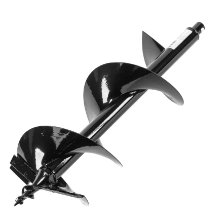 Шнек для грунта ER-250, диаметр 250 мм, длина 800 мм,соединение 20 мм, съемный нож Denzel 56009 купить в Кургане