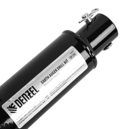 Шнек для грунта ER-250, диаметр 250 мм, длина 800 мм,соединение 20 мм, съемный нож Denzel 56009 купить в Кургане