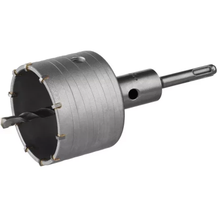 Коронка ЗУБР буровая, коническая посадка центрирующего сверла, SDS-Plus хвостовик, в сборе, 80мм 2918-80_z01 купить в Кургане