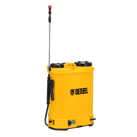 Опрыскиватель ранцевый аккумуляторный Denzel D-16LA, 16 л, 12 В, 8 Ач 64789 купить в Кургане