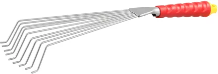Грабельки GRINDA веерные с круглыми зубцами, из углеродистой стали с коннекторной системой, 460 мм 8-421451_z01 купить в Кургане